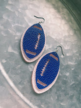 Load image into Gallery viewer, Centerville Bulldog Football Earrings
