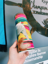 Load image into Gallery viewer, Cheetah Print &amp; Serape Chester/Landrace Tumbler

