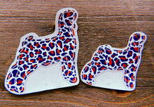 Load image into Gallery viewer, Red, White, &amp; Blue Cheetah Print Decals
