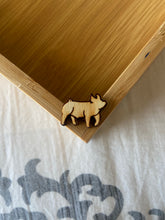 Load image into Gallery viewer, Natural Pig Wooden Stud Earrings
