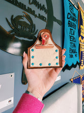 Load image into Gallery viewer, Brown Cowhide Genuine Leather Number Holders
