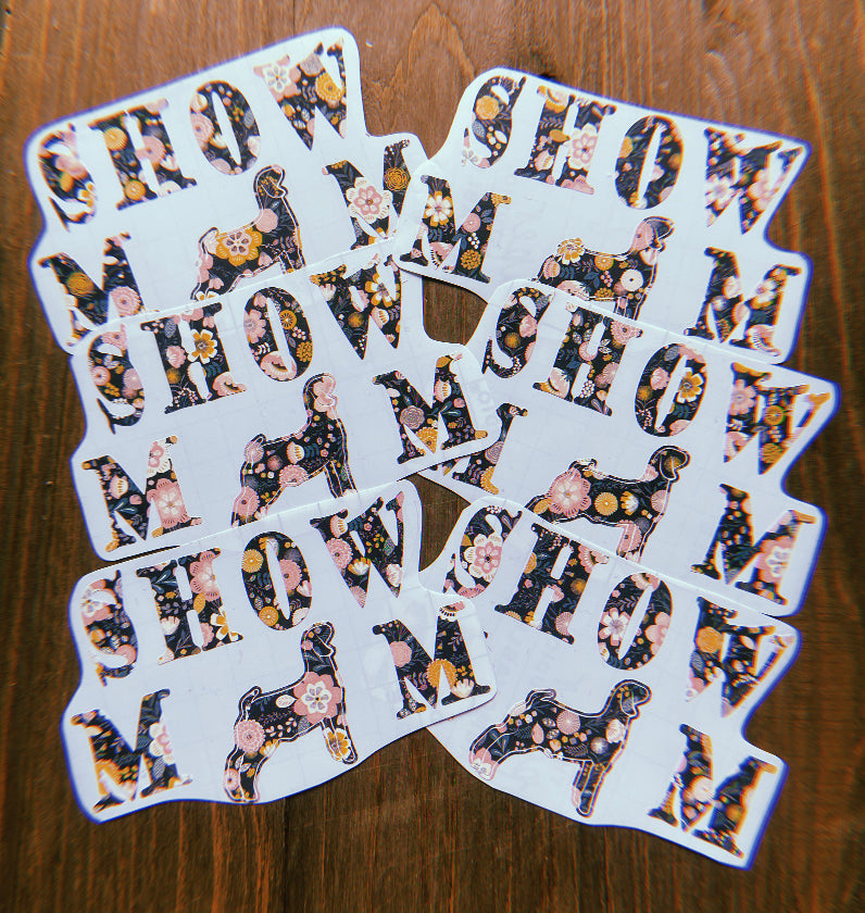 Show Mom Goat Stickers