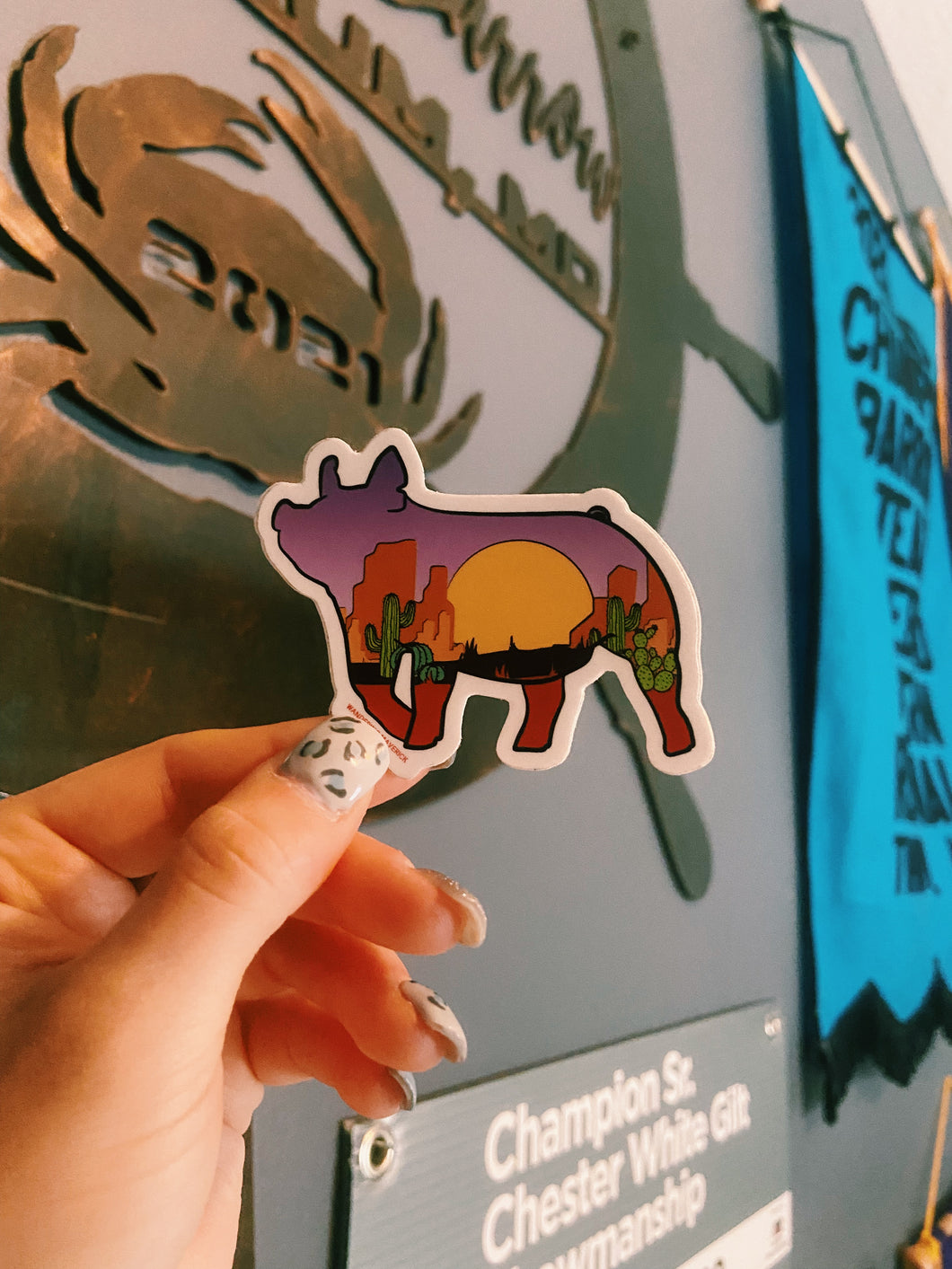 Desert Livestock Sticker