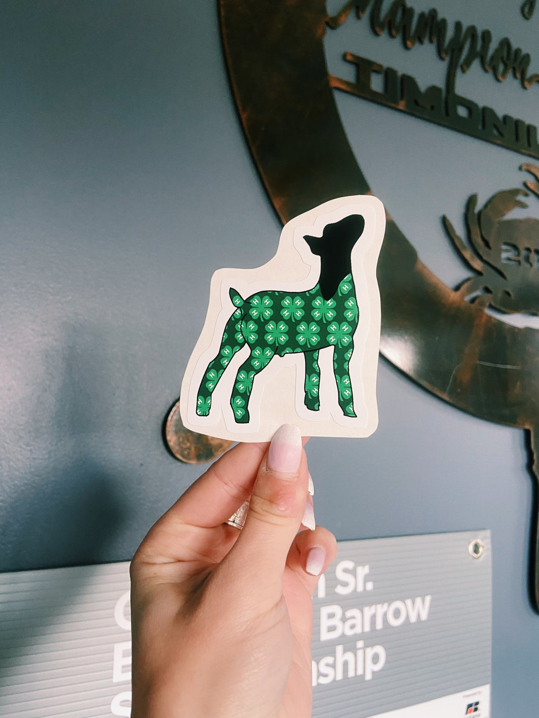 4-H Goat Sticker