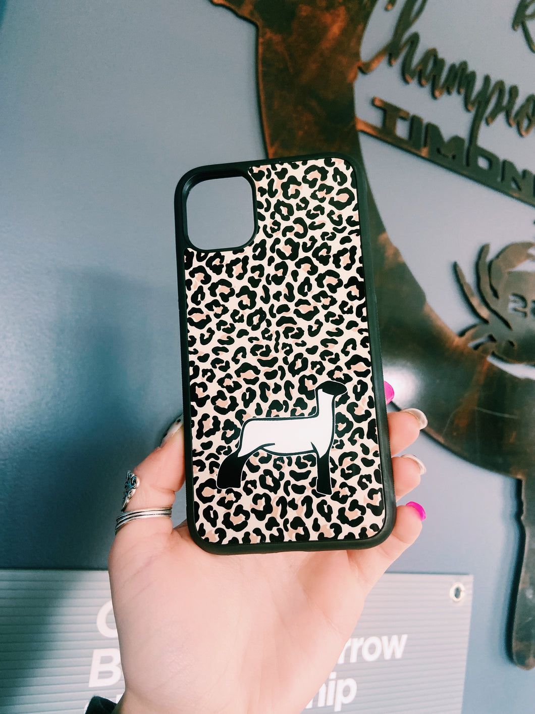 Cheetah Print Lamb iPhone 11 Case