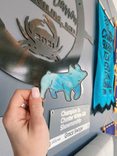 Load image into Gallery viewer, Blue Tie Dye Stickers
