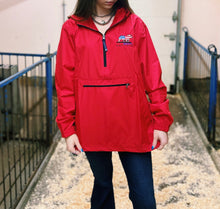 Load image into Gallery viewer, Barn Beauty Boutique American Flag Pig Windbreaker
