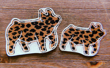 Load image into Gallery viewer, Brown Distressed Cheetah Print Decals
