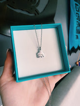 Load image into Gallery viewer, Star Pig Mini Ear Tag Necklace
