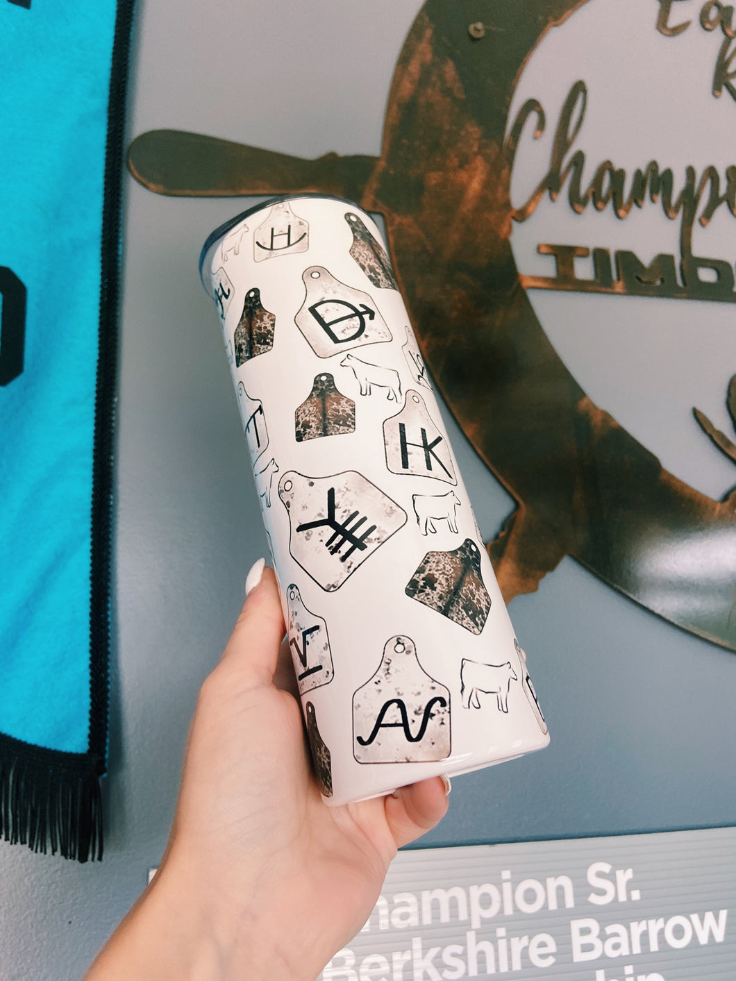 Ear Tag & Cow Tumbler