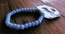 Load image into Gallery viewer, Light Blue/Turquoise Adjustable Beaded Bracelet
