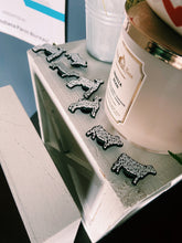 Load image into Gallery viewer, Cheetah Print Cow Croc Charms
