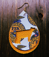 Load image into Gallery viewer, FFA Dairy Cow Teardrop Shaped Earrings
