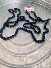 Load image into Gallery viewer, Dark Blue Beaded Necklace
