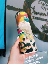 Load image into Gallery viewer, Cheetah Print &amp; Serape Chester/Landrace Tumbler
