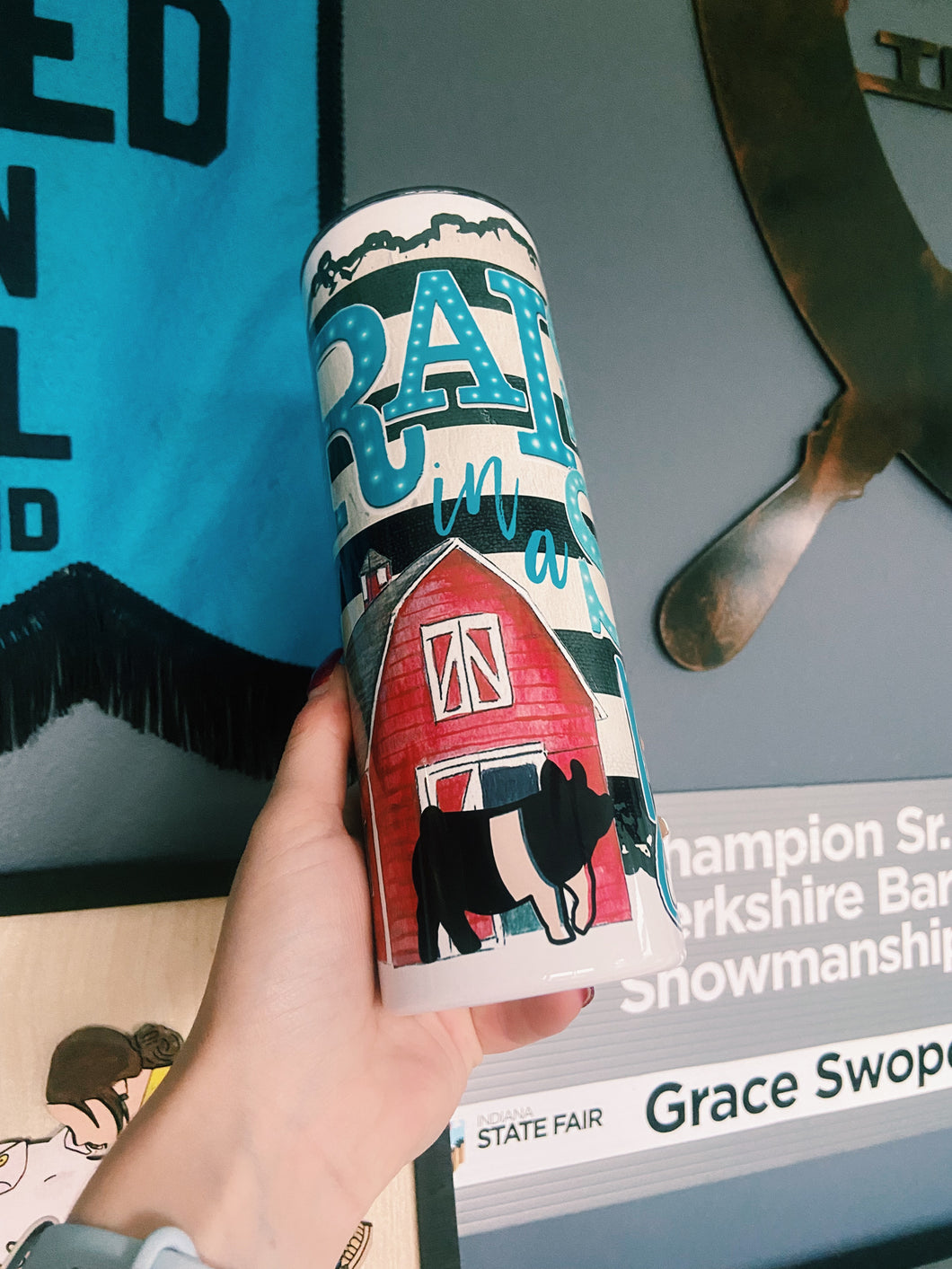 Raised In A Show Barn Tumbler