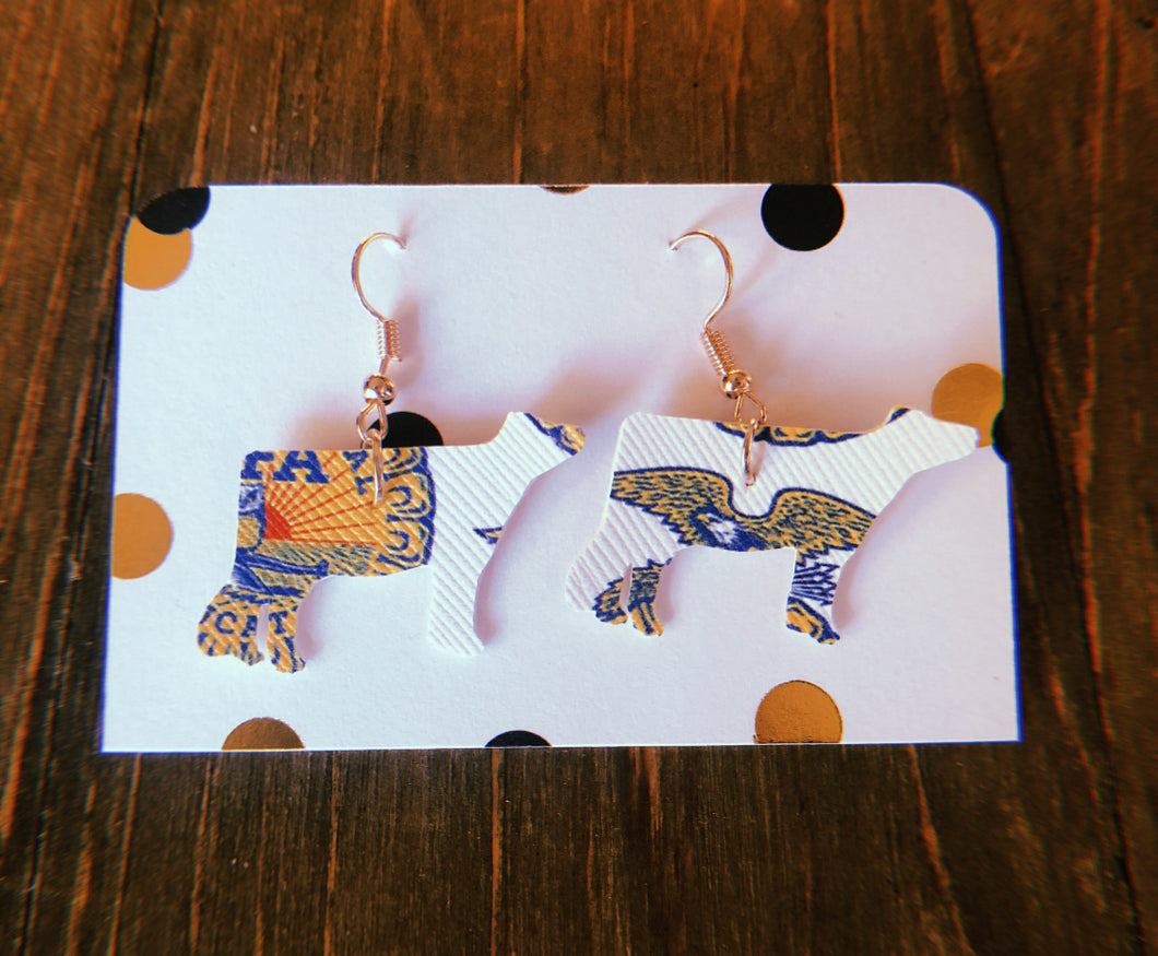 Mini FFA Dairy Cow Earrings