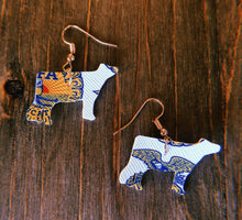 Load image into Gallery viewer, Mini FFA Dairy Cow Earrings
