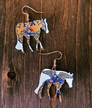 Load image into Gallery viewer, Mini FFA Horse Earrings
