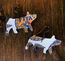 Load image into Gallery viewer, Mini FFA Pig Earrings
