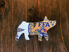 Load image into Gallery viewer, Mini FFA Pig Earrings
