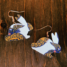Load image into Gallery viewer, Mini FFA Rabbit Earrings
