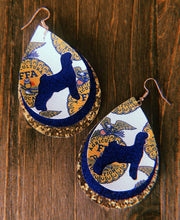 Load image into Gallery viewer, FFA Goat Teardrop Shaped Earrings
