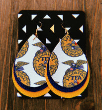 Load image into Gallery viewer, FFA Teardrop Shaped Earrings
