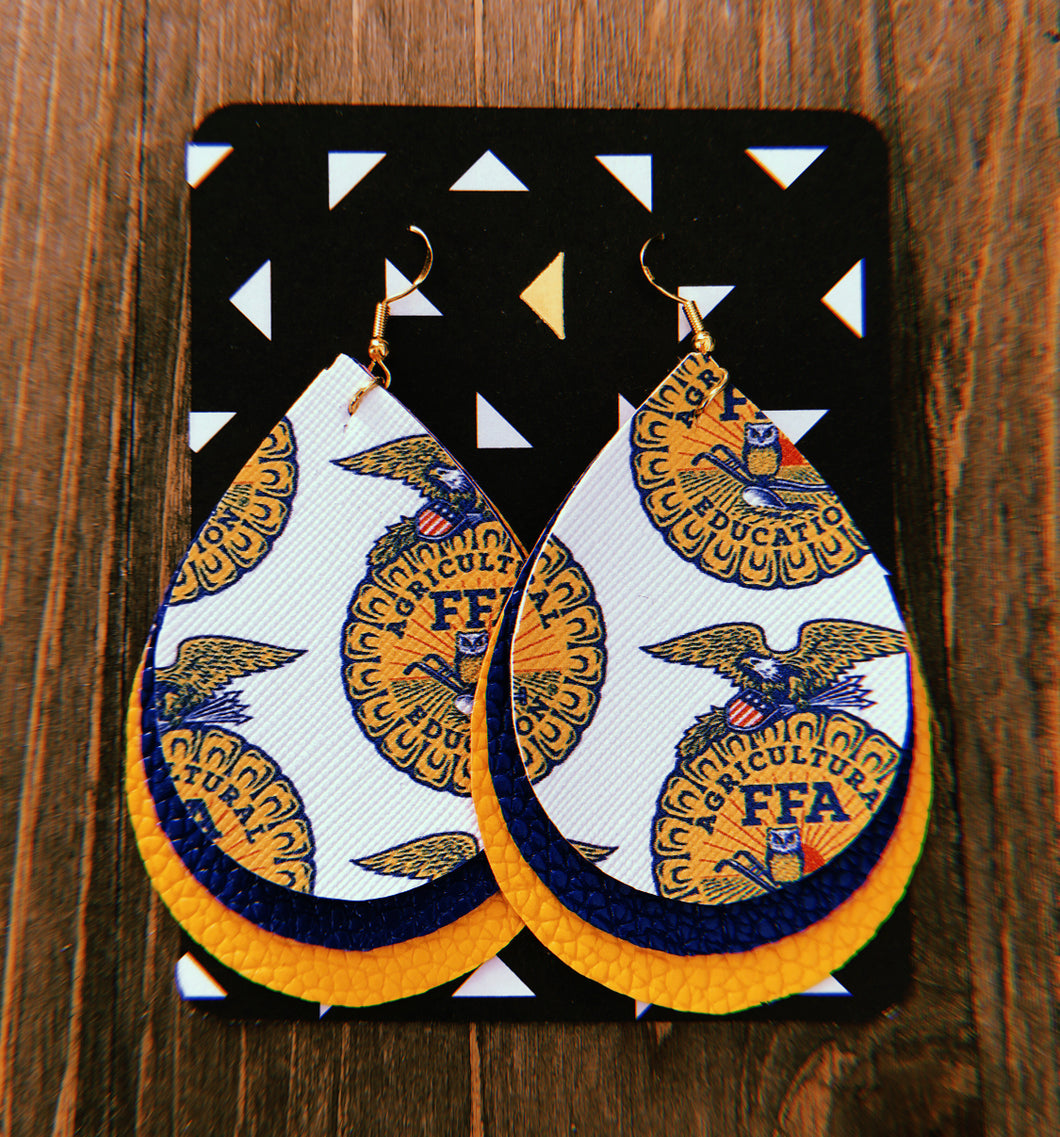 FFA Teardrop Shaped Earrings