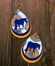 Load image into Gallery viewer, FFA Horse Teardrop Shaped Earrings
