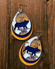 Load image into Gallery viewer, FFA Pig Teardrop Shaped Earrings
