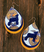 Load image into Gallery viewer, FFA Lamb Teardrop Shaped Earrings
